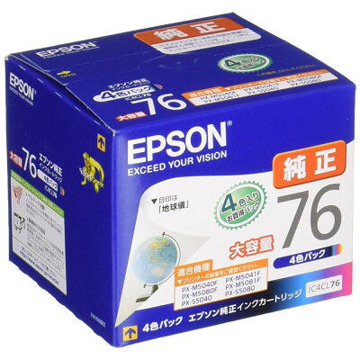 EPSON  インクカートリッジ IC4CL76 4色